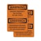 Signmission Private Property No Sitting On The Steps OSHA Warning Sign, Plastic, 10in W x 14in L, 2PK OS-2PACK-WS-P-1014-L-12778 - alternate 1